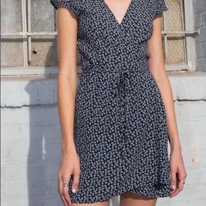 Brandy Melville Mini Floral Wrap Dress